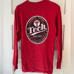 Red Texas tech long sleeve